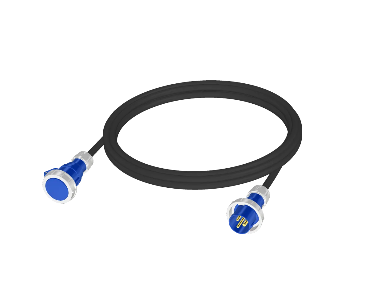 Удлинитель силового кабеля 220V CEE 32A/3p
