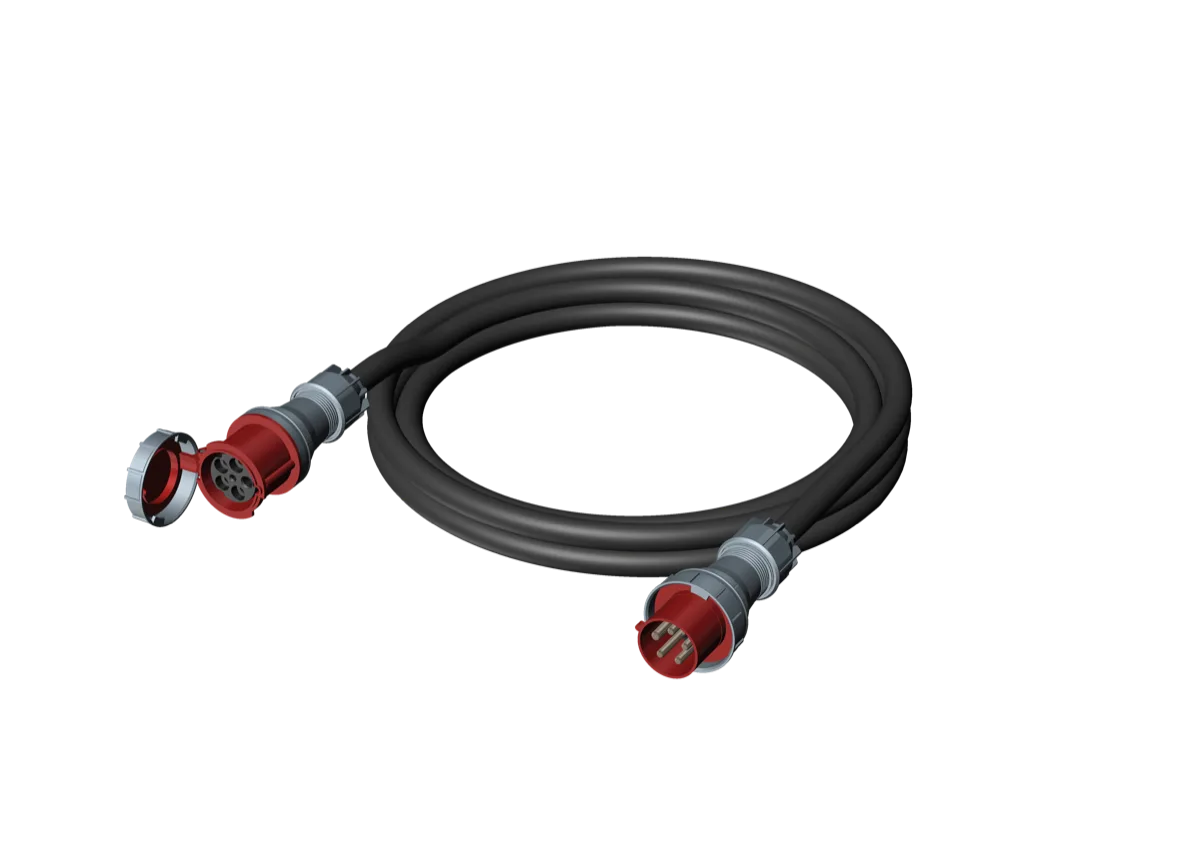 Удлинитель силового кабеля 380V CEE 125A/5p